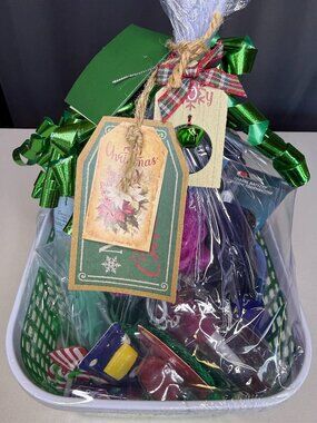 Holiday Gift Basket 🎁 Spa Mani-Pedi Hair Self-Care Pamper Basket Gift for Her